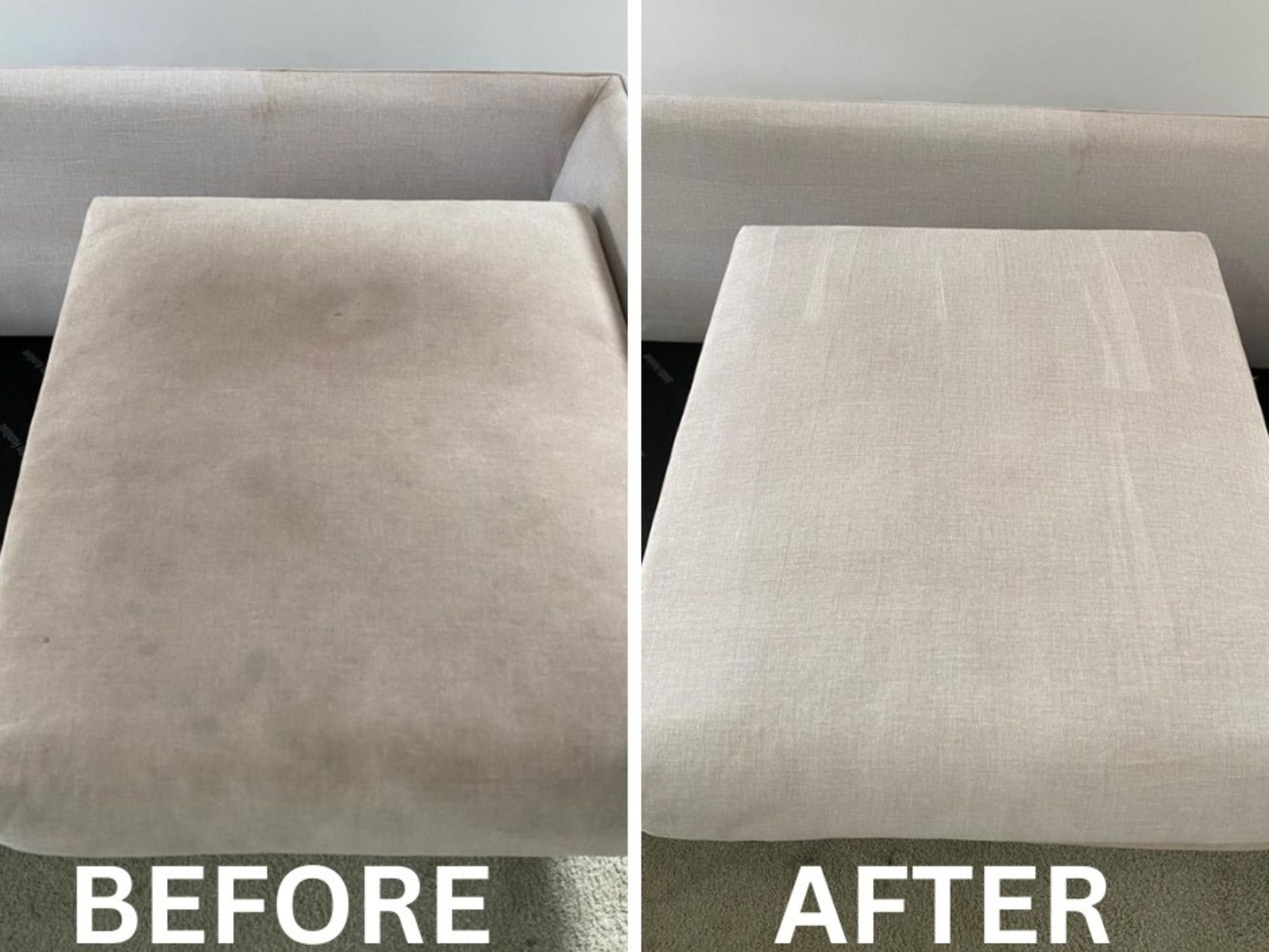 Carpet Cleaning Denver CO before-and-after stain removal results.
